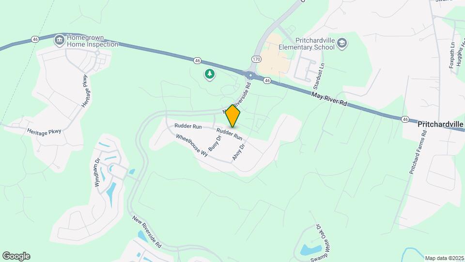 203 Rudder Run Mapa y Detalles de la Ubicación