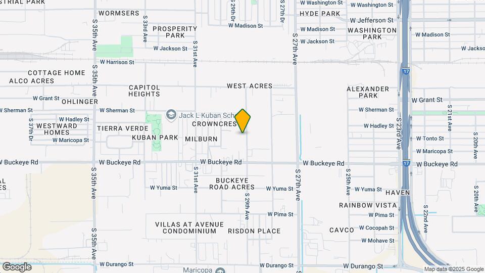 924 S 29th Ave Map and Location Details