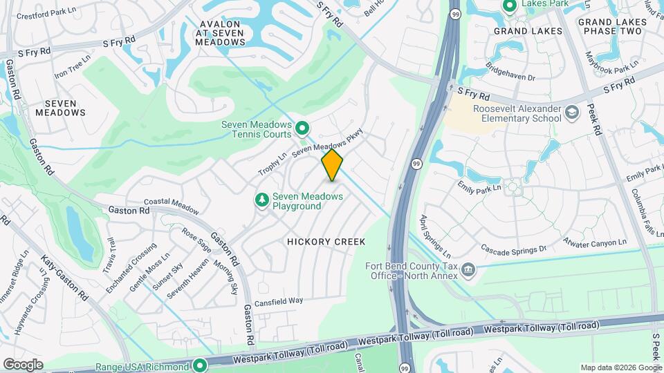 7231 Brockington Dr Map and Location Details
