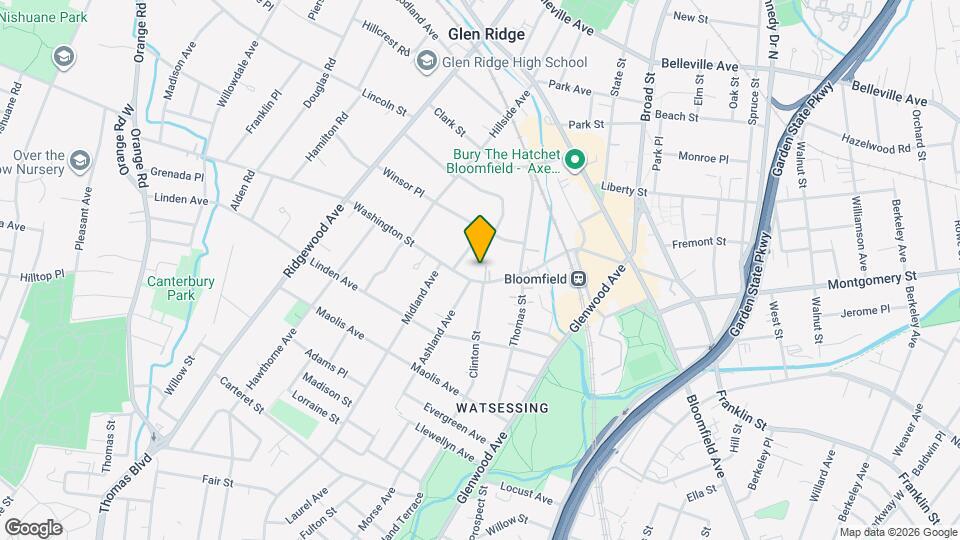 189 Washington St Map and Location Details