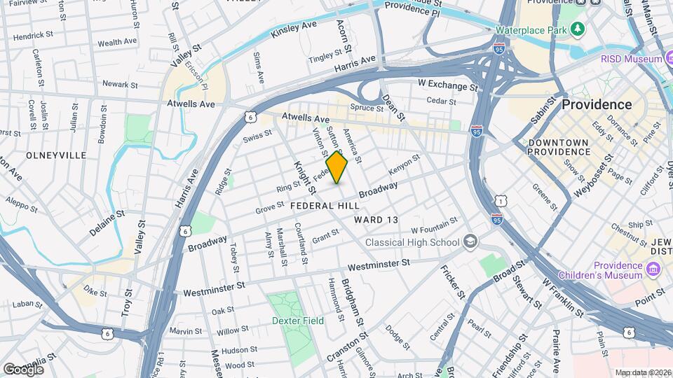 123 Vinton St, Unit 123 Vinton Street Apt. 3 Map and Location Details