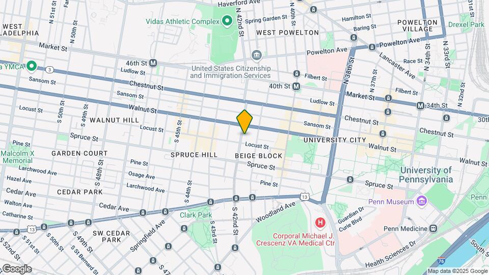 205 S 42nd St Map and Location Details