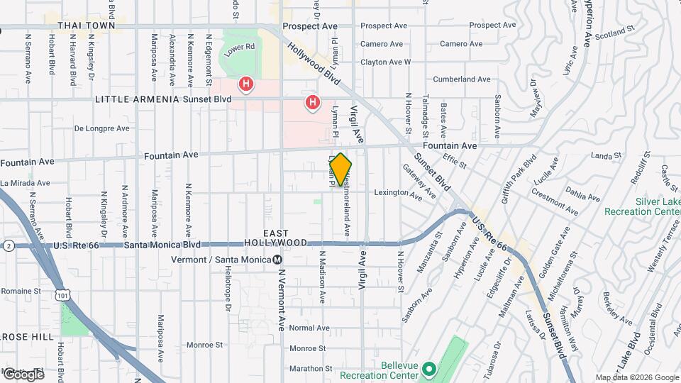 4559 Lexington Ave Map and Location Details