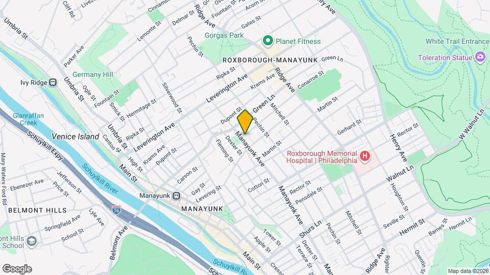 4415 Manayunk Ave Map and Location Details