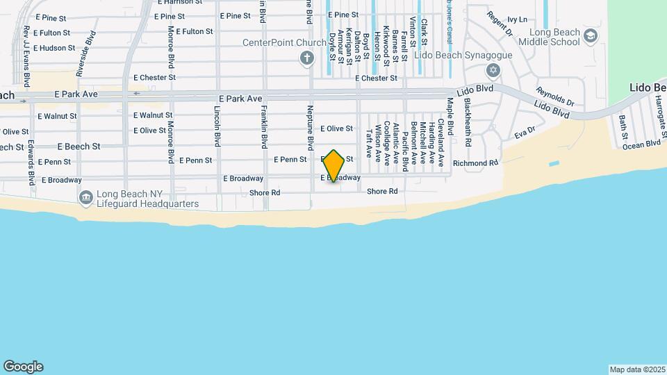 643 Shore Rd Map and Location Details