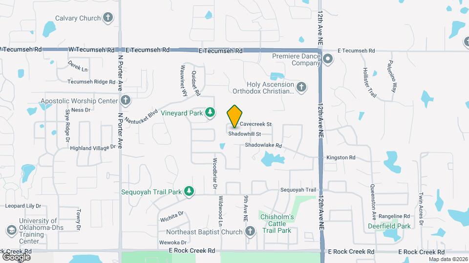 621 Shadowhill St Map and Location Details
