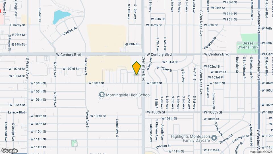 10226 S 10th Ave Map and Location Details