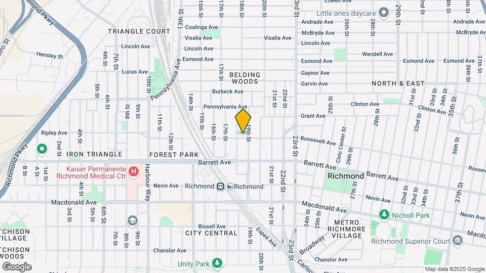 1815 Roosevelt Ave Mapa y Detalles de la Ubicación