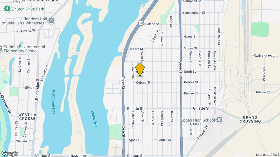 1815 Avon St Map and Location Details