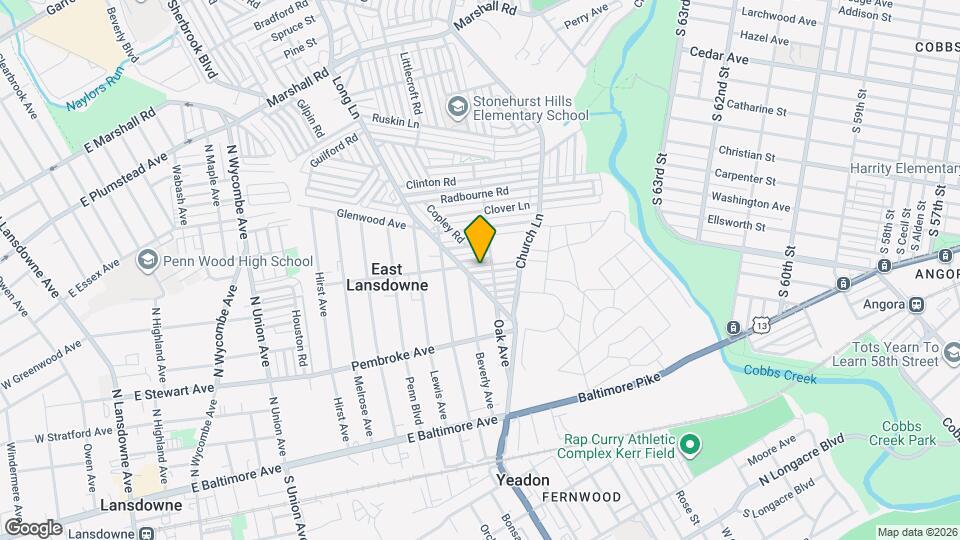 7115 Emerson Ave Map and Location Details