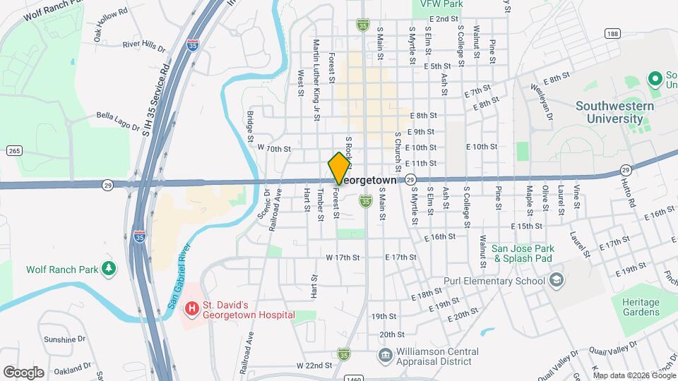 1205 Forest St Map and Location Details