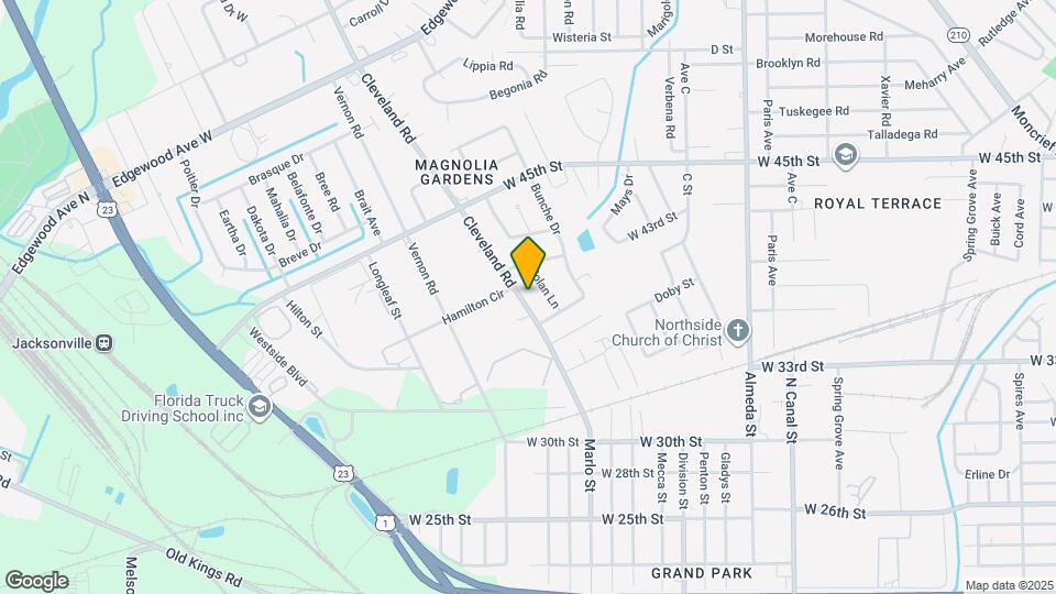 5247 Cleveland Rd Map and Location Details