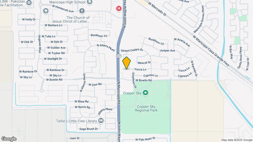 44563 Yucca Ln Map and Location Details