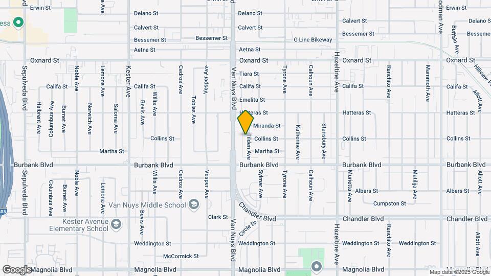 5661 Tilden Ave Mapa y Detalles de la Ubicación