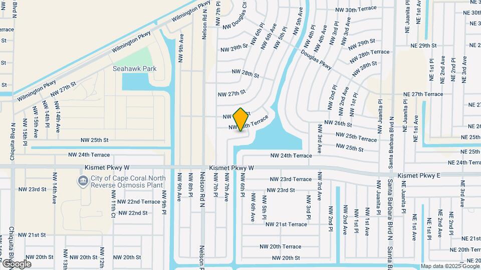 609 NW 25th St Map and Location Details