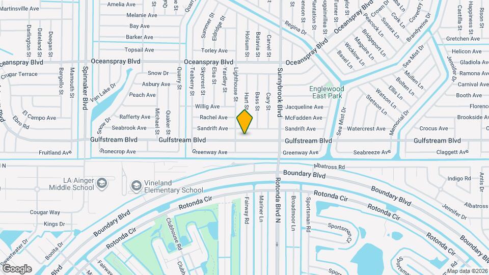 10436 Gulfstream Blvd Map and Location Details