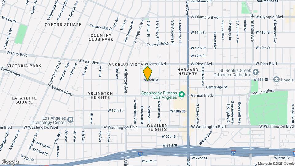 1515 S Wilton Pl Map and Location Details