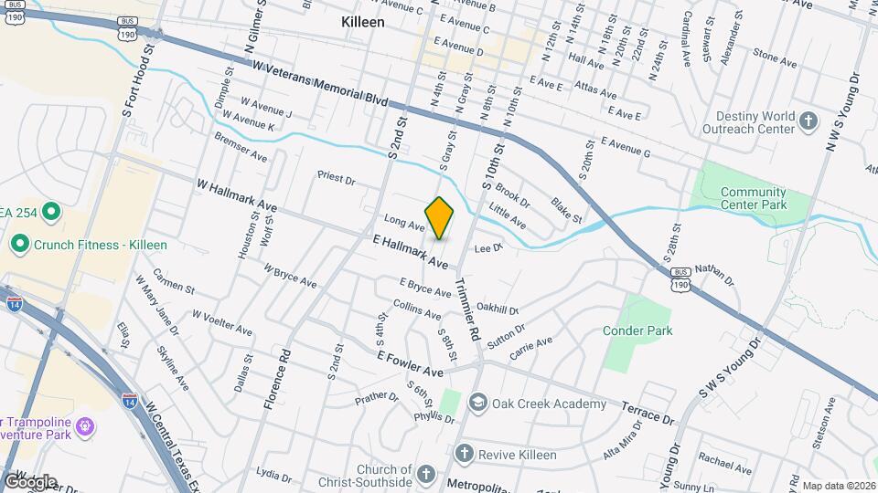 621 Bishop Dr Map and Location Details