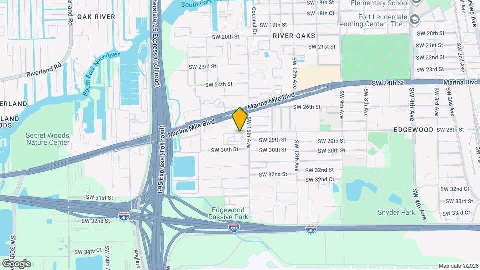1524 SW 28th St Map and Location Details