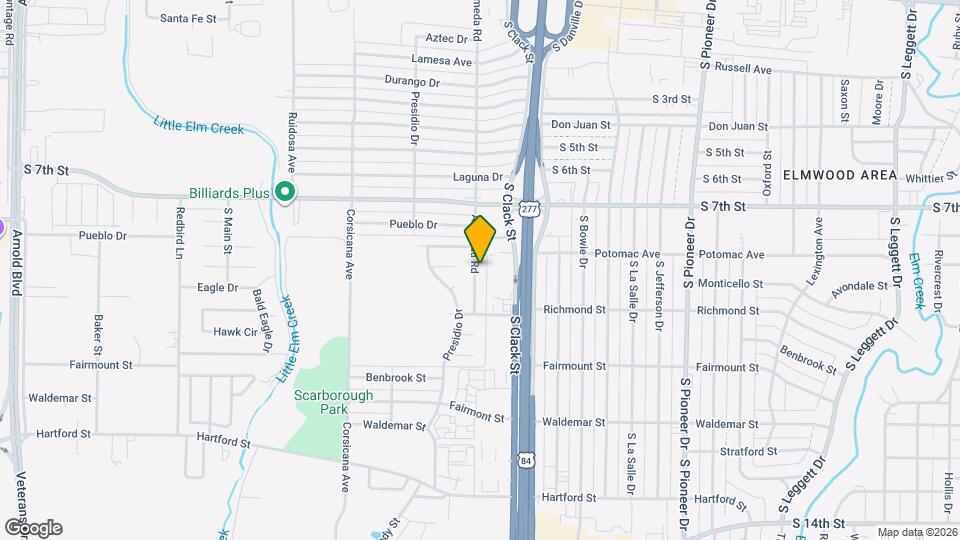 825 Alameda Rd Mapa y Detalles de la Ubicación