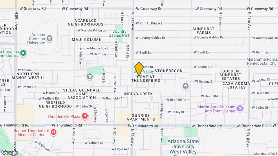 5032 W Gelding Dr Map and Location Details