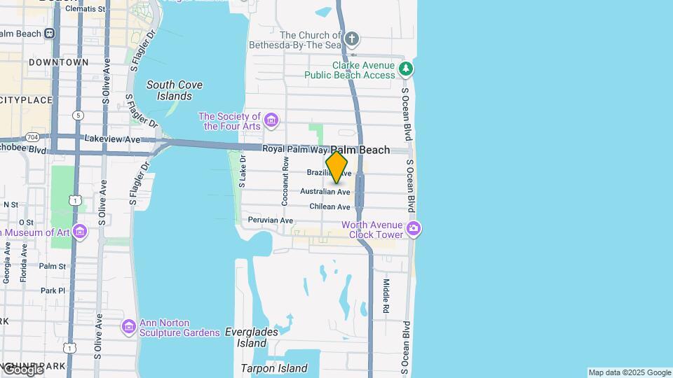 227 Australian Ave Map and Location Details