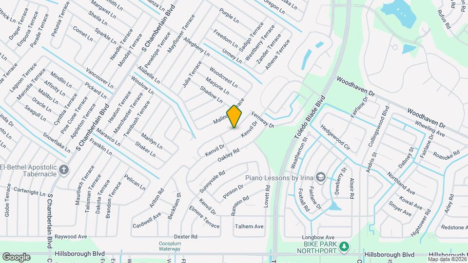 4550 Fernway Dr Map and Location Details