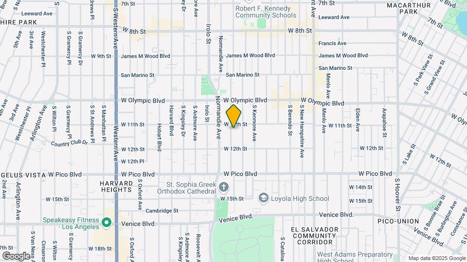 1116 S Mariposa Ave, Unit 1116 A Map and Location Details