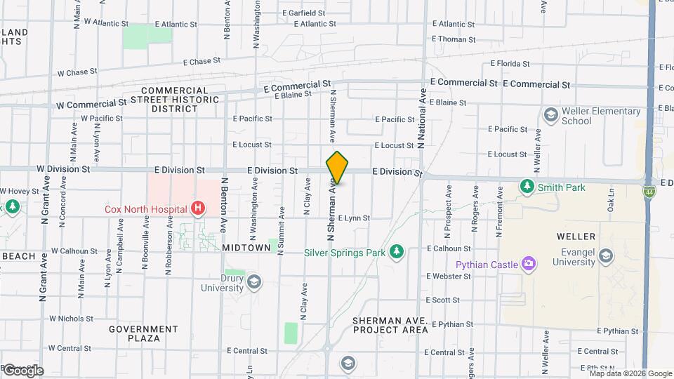 1444 N Sherman Ave Map and Location Details