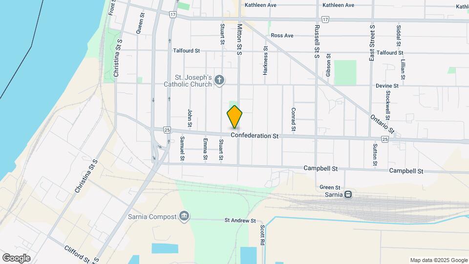 420 Confederation St Map and Location Details