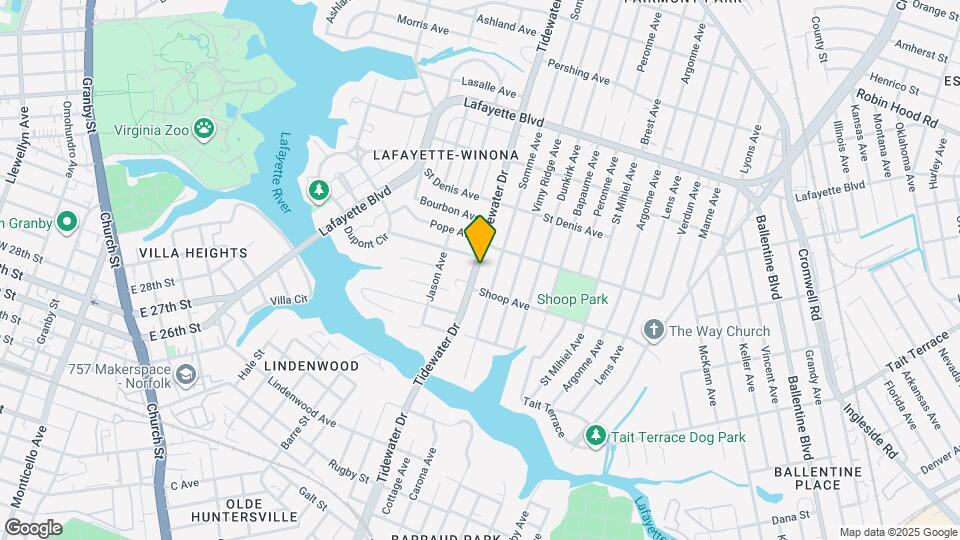 2818 Tidewater Dr Map and Location Details