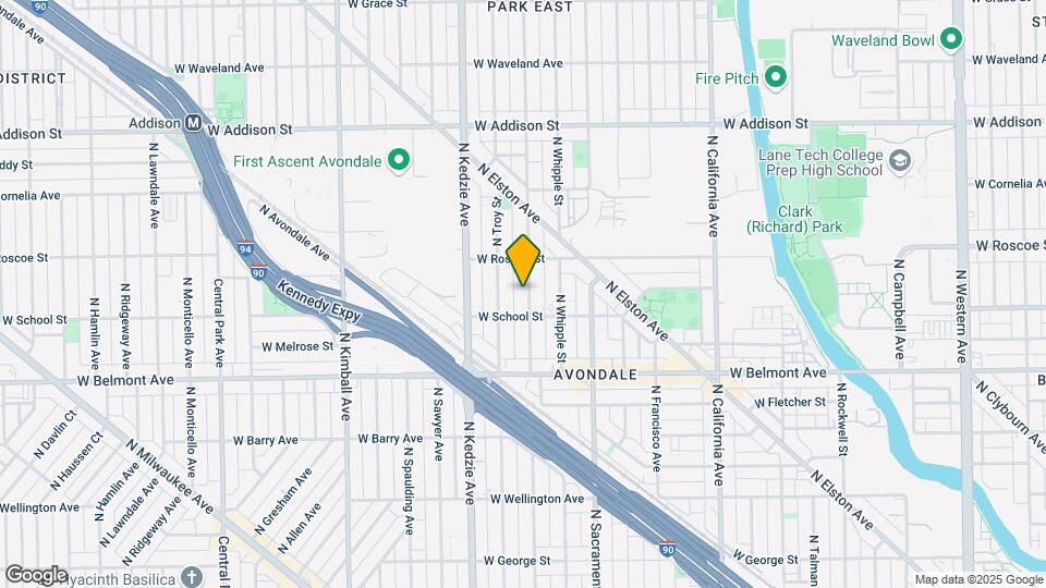 3318 N Albany St Map and Location Details