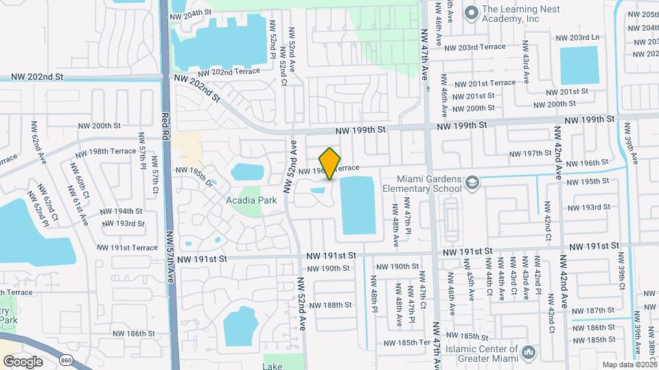 19558 NW 50th Ct Map and Location Details