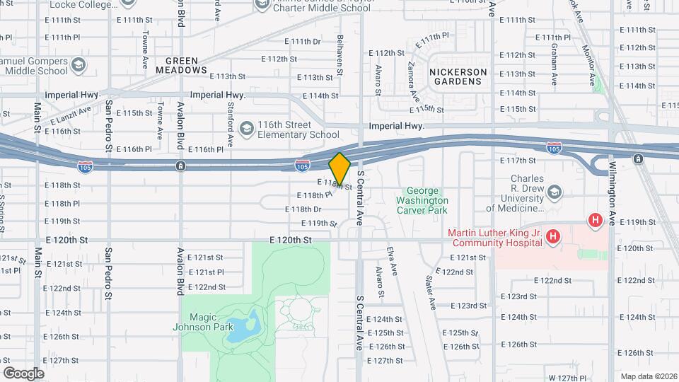 1130 E 118th St, Unit 4-111 Map and Location Details
