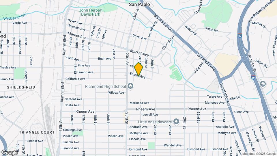 1337 24th St Map and Location Details