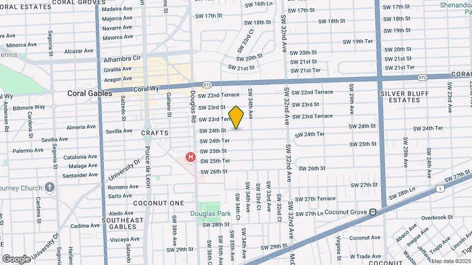 3500 SW 24th St Map and Location Details
