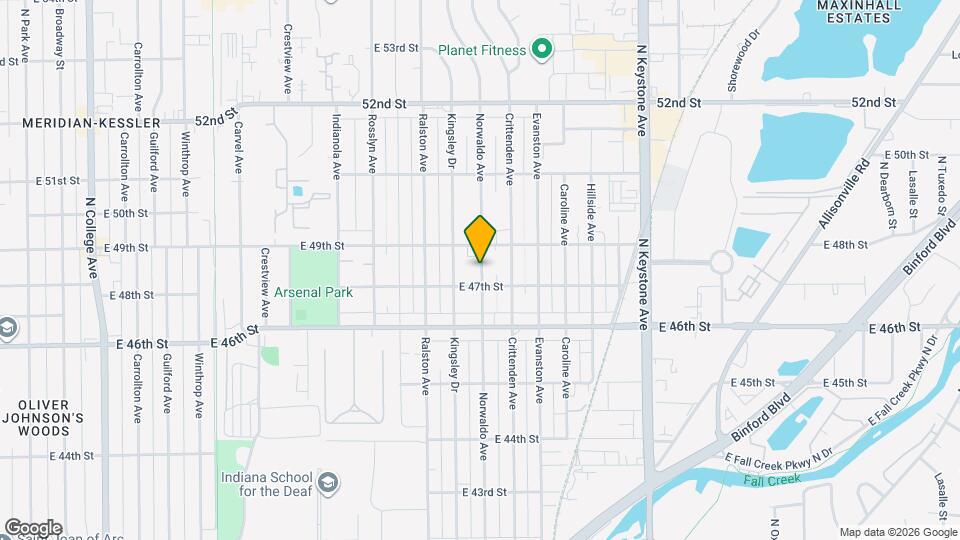4812 Norwaldo Ave Map and Location Details