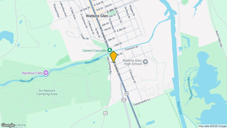 221 S Franklin St Map and Location Details