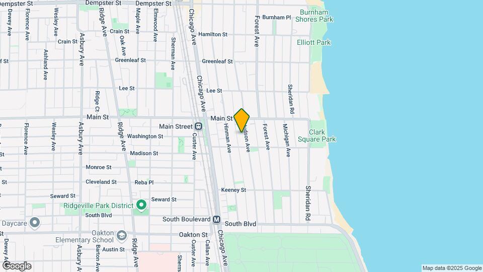 820 Judson Ave Mapa y Detalles de la Ubicación