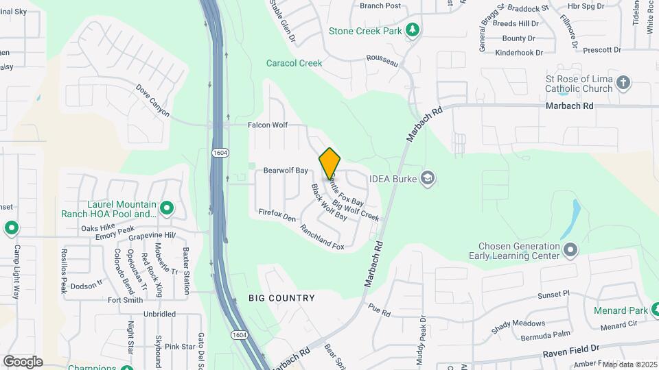 10730 Gentle Fox Bay Mapa y Detalles de la Ubicación