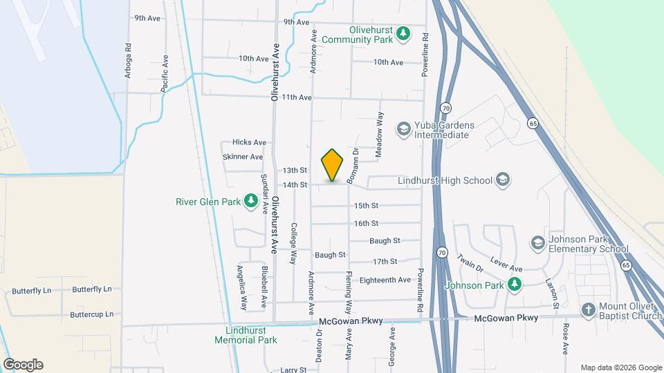 1848 14th St Mapa y Detalles de la Ubicación