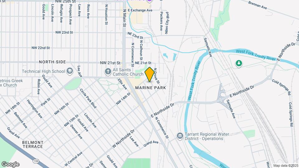 1415 N Jones St Map and Location Details