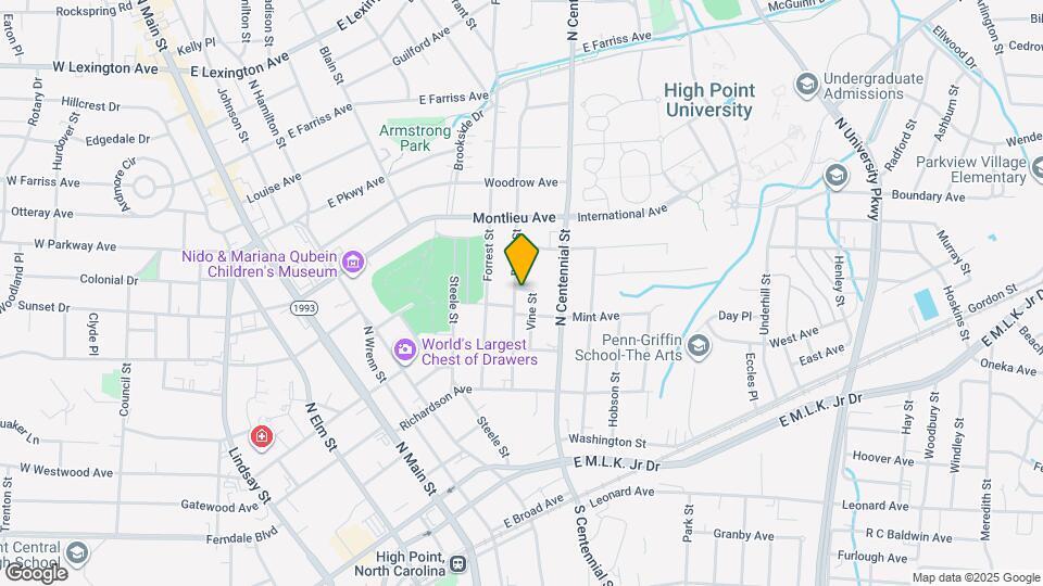 508 Denny St Map and Location Details