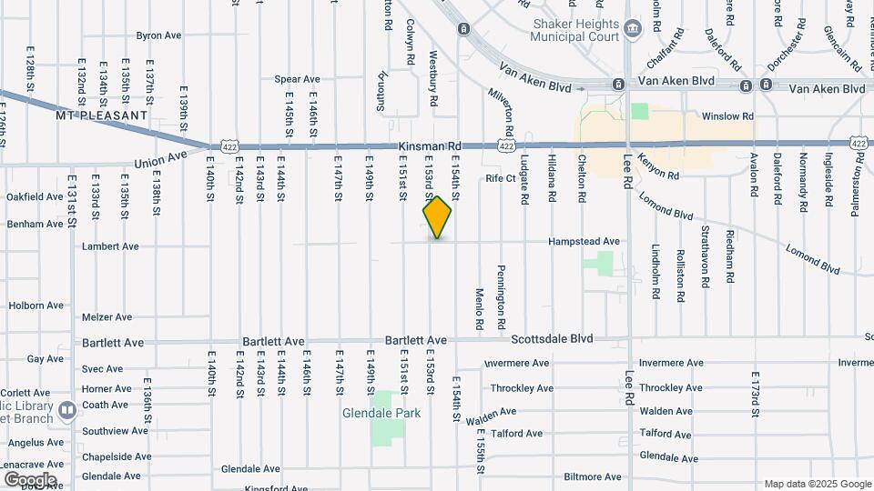 3625 E 153rd St Map and Location Details