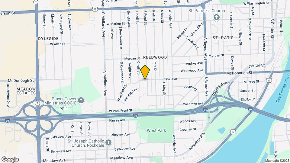 401 S Reed St Mapa y Detalles de la Ubicación