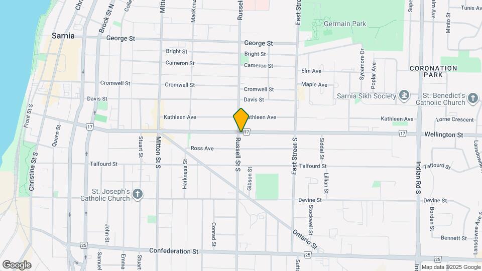 483 Wellington St Map and Location Details