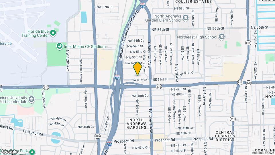 221 NW 51st St Mapa y Detalles de la Ubicación
