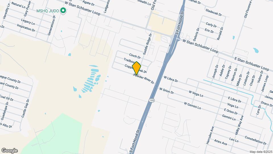 1210 Powder River Dr Map and Location Details