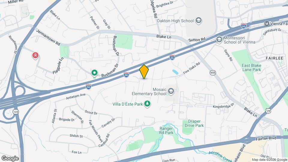 9929 Barnsbury Ct Map and Location Details