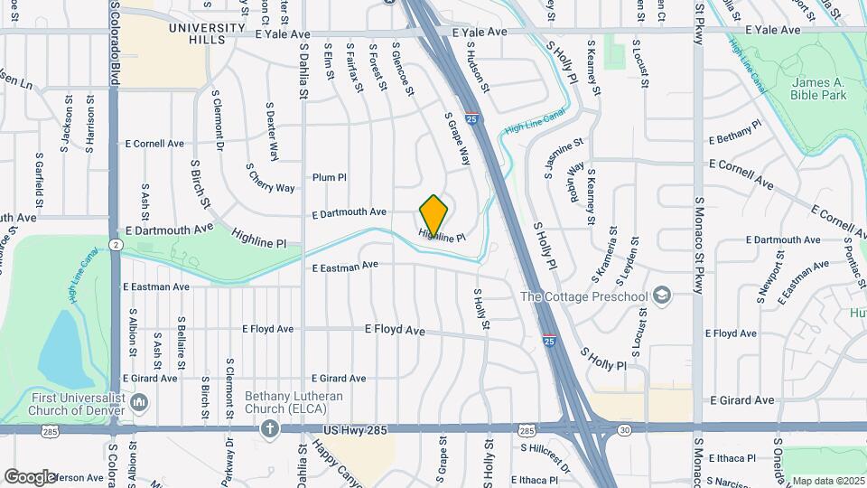 5290 Highline Pl Map and Location Details